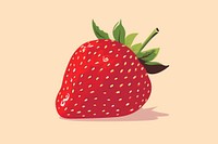 Strawberry strawberry food fruit. AI generated Image by rawpixel.
