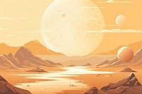 Space landscape sunlight outdoors. AI generated Image by rawpixel.