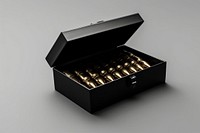 Bullet box ammunition black. AI generated Image by rawpixel.