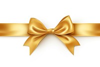 Golden ribbon backgrounds white background celebration. 