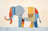 Elephant art wildlife painting. AI generated Image by rawpixel.