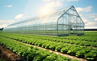 Lettuce agriculture greenhouse gardening. 