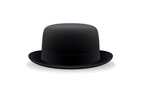 A bowler hat black white background celebration. AI generated Image by rawpixel.