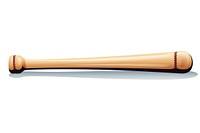 A baseball bat white background simplicity softball. AI generated Image by rawpixel.