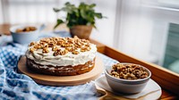 Carrot cake dessert table food. 