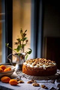 Carrot cake dessert table food. 