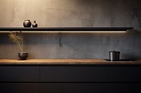 Kitchen architecture furniture sideboard. AI generated Image by rawpixel.