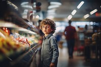Supermarket shopping looking adult. AI generated Image by rawpixel.