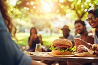 Sandwich summer eating bread. AI generated Image by rawpixel.