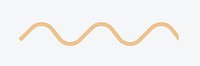 Beige wavy line vector