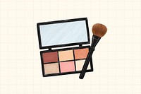 Makeup palette, cosmetic background