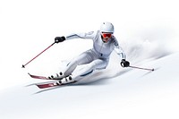 Skiier recreation outdoors sports. AI generated Image by rawpixel.