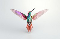 Hummingbird animal flying wildlife. AI generated Image by rawpixel.