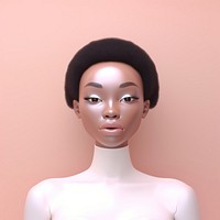 Rubber doll portrait female adult. AI generated Image by rawpixel.