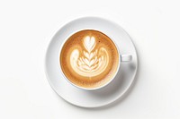 Cappuchino cup coffee latte. AI generated Image by rawpixel.