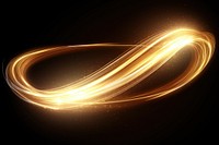 Light gold twirl light lighting circle. AI generated Image by rawpixel.