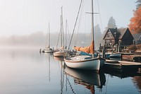 Boat dock watercraft landscape. 