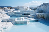 Landscape ice mountain outdoors. 