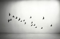 Flying flock bird animal. AI generated Image by rawpixel.