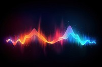 Rainbow sound wave effect 