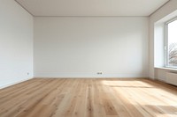 Rental apartment room floor wood flooring. 