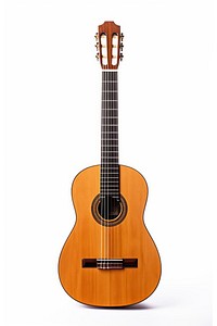 Guitar white background string music. AI generated Image by rawpixel.