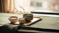 Japanese Tea Ceremony windowsill bowl cup. 