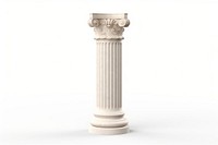 Roman column architecture white background colonnade. AI generated Image by rawpixel.