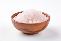 Rock salt bowl white background container. AI generated Image by rawpixel.