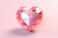 Heart diamond gemstone jewelry. 