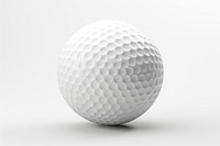 Golf ball sports white white background. AI generated Image by rawpixel.