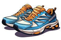 Sport shoes footwear cartoon shoelace. AI generated Image by rawpixel.