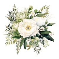 Floral flower rose plant. AI generated Image by rawpixel.