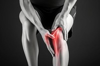 Pain adult black knee. AI generated Image by rawpixel.