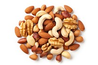 Mixed nuts backgrounds food seed. 