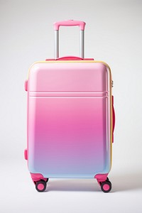 Luggage suitcase travel white background. 