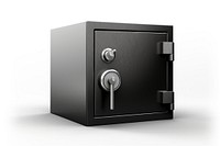 Metal safe white background protection technology. AI generated Image by rawpixel.