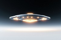 Ufo lighting transportation illuminated. 