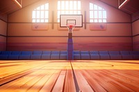 Basketball sports architecture competition. AI generated Image by rawpixel.