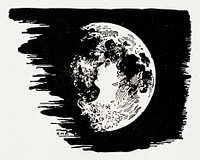 Astronomy for amateurs (1904), vintage illustration. Original public domain image from Wikimedia Commons. Digitally enhanced by rawpixel.
