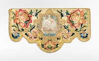 Set of Ecclesiastical Vestments (Partes de un terno eclesiastico) Lectern Hanging (Pano de atril) (18th century), vintage illustration by Manuel Jose de Mena Cardenas. Original public domain image from The Los Angeles County Museum of Art. Digitally enhanced by rawpixel.