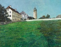 A View of Frauenchiemsee (1891), vintage illustration by Wilhelm Trubner. Original public domain image from The Los Angeles County Museum of Art. Digitally enhanced by rawpixel.