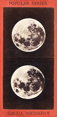 Full Moon: The Left Hand Moon was Photographed June 2nd The Right Hand Moon was Photographed Aug 29th (1871), vintage illustration by Lewis Morris Rutherfurd. Original public domain image from The MET Museum. Digitally enhanced by rawpixel.