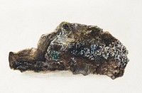 Study of a Rock (19th century), vintage mineral illustration. Original public domain image from The MET Museum. Digitally enhanced by rawpixel.