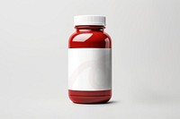 Red medicine bottle, food packaging