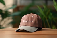 Cap apparel mockup, clothing fashion psd