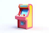 Game arcade white background electronics technology. AI generated Image by rawpixel.
