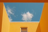 Minimal photo building sky architecture. 