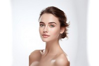 Clean Fresh Skin Care portrait adult women. AI generated Image by rawpixel.