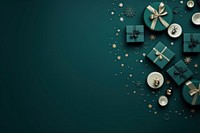 Christmas gifts backgrounds decoration green. 